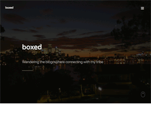 Tablet Screenshot of boxed.com.au